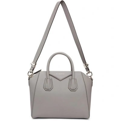 Givenchy Antigona Medium Grained Leather Bag In Black