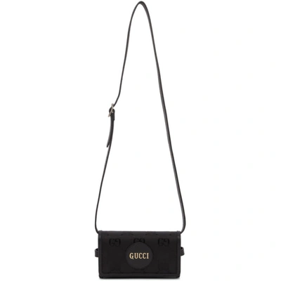 Gucci Black Off The Grid Gg Eco Messenger Bag In 1000 Black/