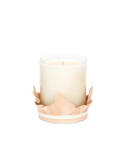 Hender Scheme Smoky Leather Candle In White