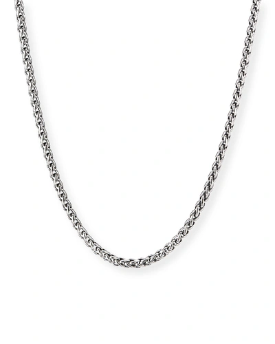 David Yurman Men's The Chain Collection Sterling Silver Small Double Box Chain Necklace