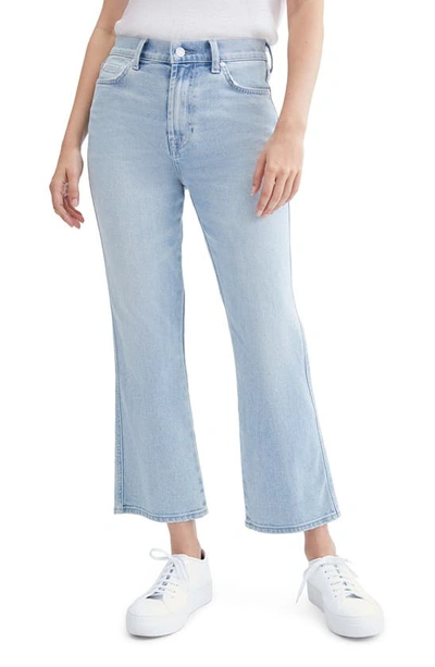 Seven High Waist Ankle Flare Leg Jeans In Bevrippkts