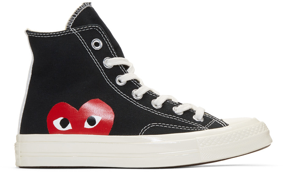 comme des garcons black sneakers