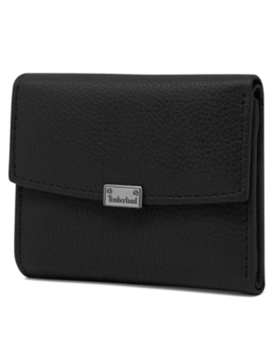 Timberland Women's Snap Billfold Indexer Wallet In Black