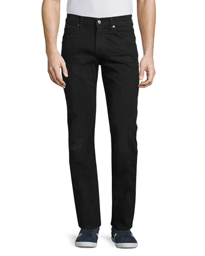 7 For All Mankind The Straight Washed Jeans, Black