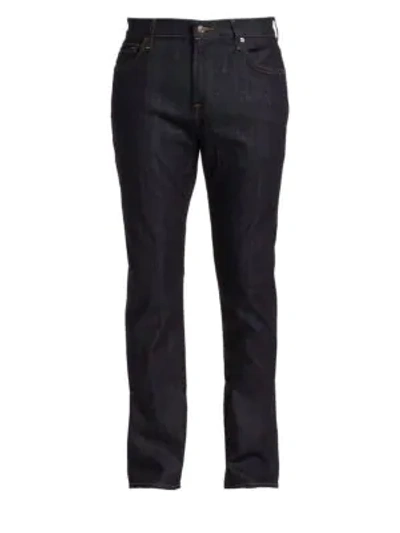 7 For All Mankind Standard Straight Relaxed-fit Jeans In Midnight