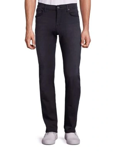 7 For All Mankind Slimmy Luxe Sport Slim-fit Jeans In Storm Shad