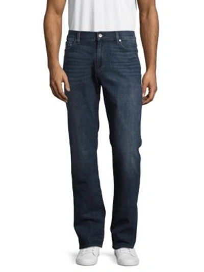 7 For All Mankind Straight-leg Jeans In Phantom Wash