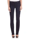 7 For All Mankind Kimmie Slim Illusion Jeans In Slim Blue