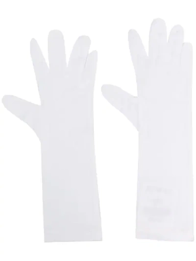 Styland Mid-length Gloves In White