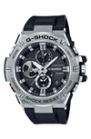 G-shock Baby-g Baby-g G-steel Chronograph Watch, 53.8mm In Black/ Silver