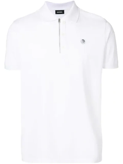 Diesel T-hart Polo Shirt In White