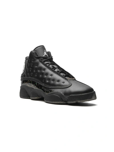 Jordan Kids' Air  13 Gs Sneakers In Black/metallic Gold