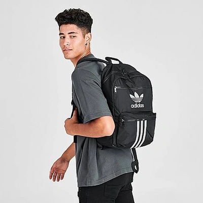 Adidas Originals National 3-stripes Backpack Black/white Size One Size