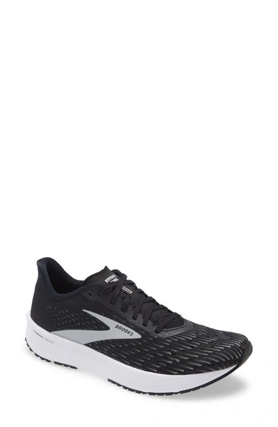 Brooks Hyperion Tempo Running Shoe In Black/silver/white