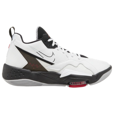 Jordan Zoom '92 Men's Shoe (white) In White,gym Red,wolf Grey,black