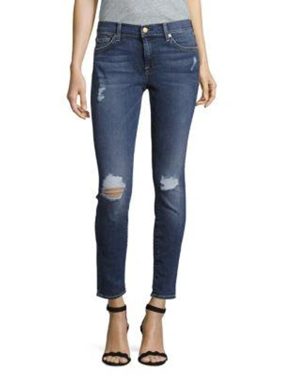 7 For All Mankind Gwenevere Ankle Jeans In Adison