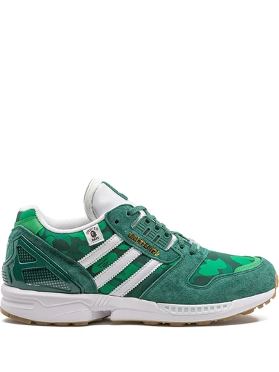 Adidas Originals X Bape X Undefeated Zx 8000 "green" Trainers