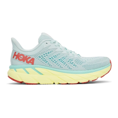 Hoka One One Clifton 7 Colour-block Sneakers In Multi