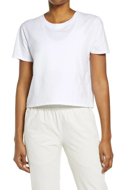 Outdoor Voices Everyday Short Sleeve T-shirt In Brilliant White