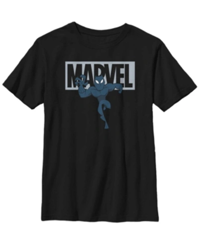 Fifth Sun Kids' Boy's Marvel Black Panther Brick Logo Child T-shirt