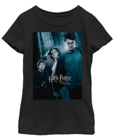 Fifth Sun Kids' Girl's Harry Potter Prisoner Of Azkaban Poster Child T-shirt In Black