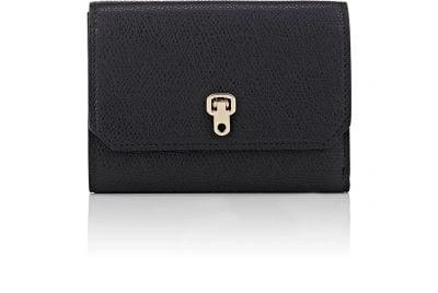 Valextra City Trifold Wallet In Black