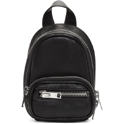 Alexander Wang Mini Attica Leather Backpack Shaped Crossbody Bag - Black