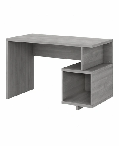Kathy Ireland Home By Bush Furniture Madison Avenue 48w Writing Desk In Silver