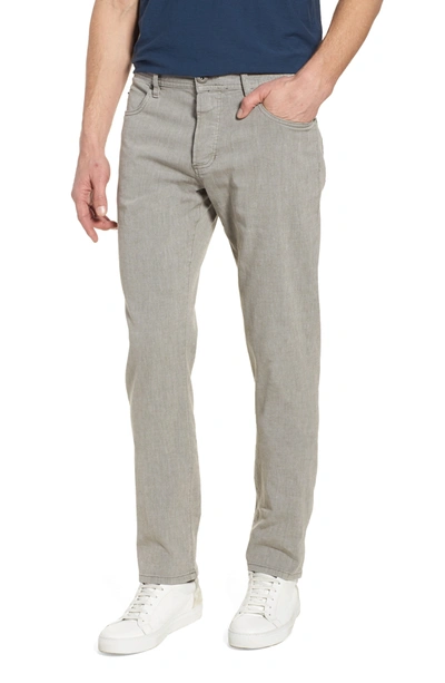 James Perse Straight Leg Five-pocket Pants In Fog Pigment