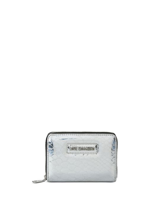 Love Moschino Wallet In Silver | ModeSens