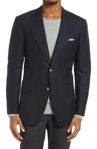 Suitsupply Solid Wool Sport Coat In Blue