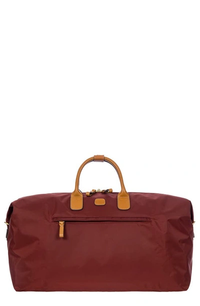 Bric's X-bag Boarding 22-inch Duffle Bag In Bordeaux