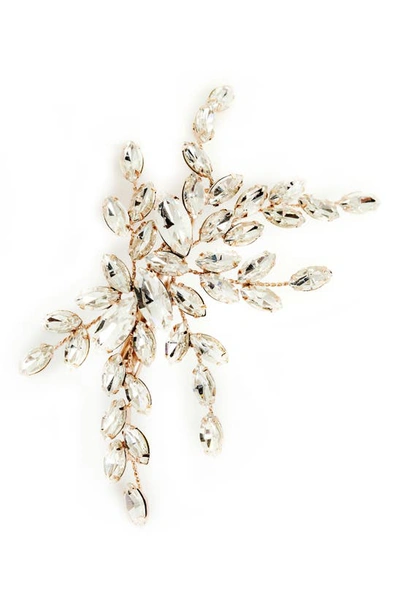 Brides And Hairpins Isadora Crystal Hair Clip In Rose Gold