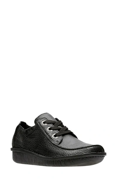 Clarksr Funny Dream Sneaker In Black Leather