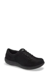Alegria Daphne Sneaker In Black Softie Leather