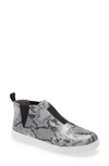 Alegria Parker Slip-on Sneaker In Grey Snake Print