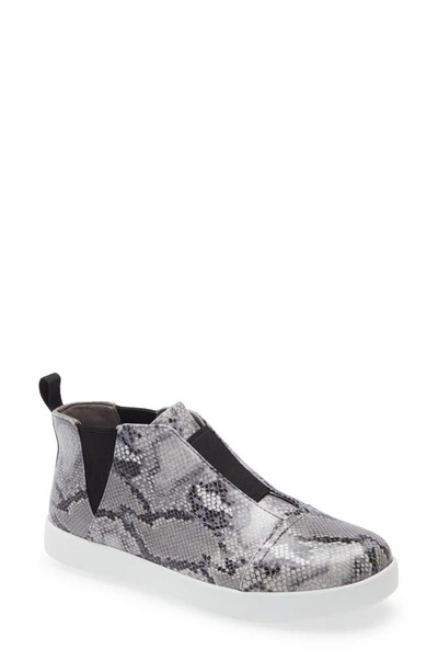 Alegria Parker Slip-on Trainer In Grey Snake Print