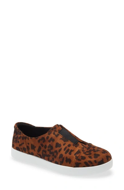 Alegria Posy Slip-on Sneaker In Leopard Print Leather