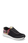 Traq By Alegria Jaunt Knit Sneaker In Decorum Leather