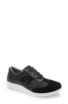 Traq By Alegria Rhythmiq Sneaker In Black Leather