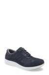 Traq By Alegria Rhythmiq Sneaker In Navy Leather