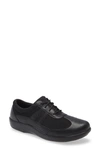 Traq By Alegria Rhythmiq Sneaker In Black Out Leather