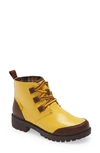 Alegria Cheri Water Resistant Hiker Boot In Mustard Leather