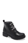 Alegria Cheri Water Resistant Hiker Boot In Black Leather