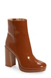 Steve Madden Main Platform Boot In Camel Patent