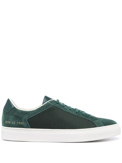 Common Projects Retro Summer Edition Forest Green Suede Trainers