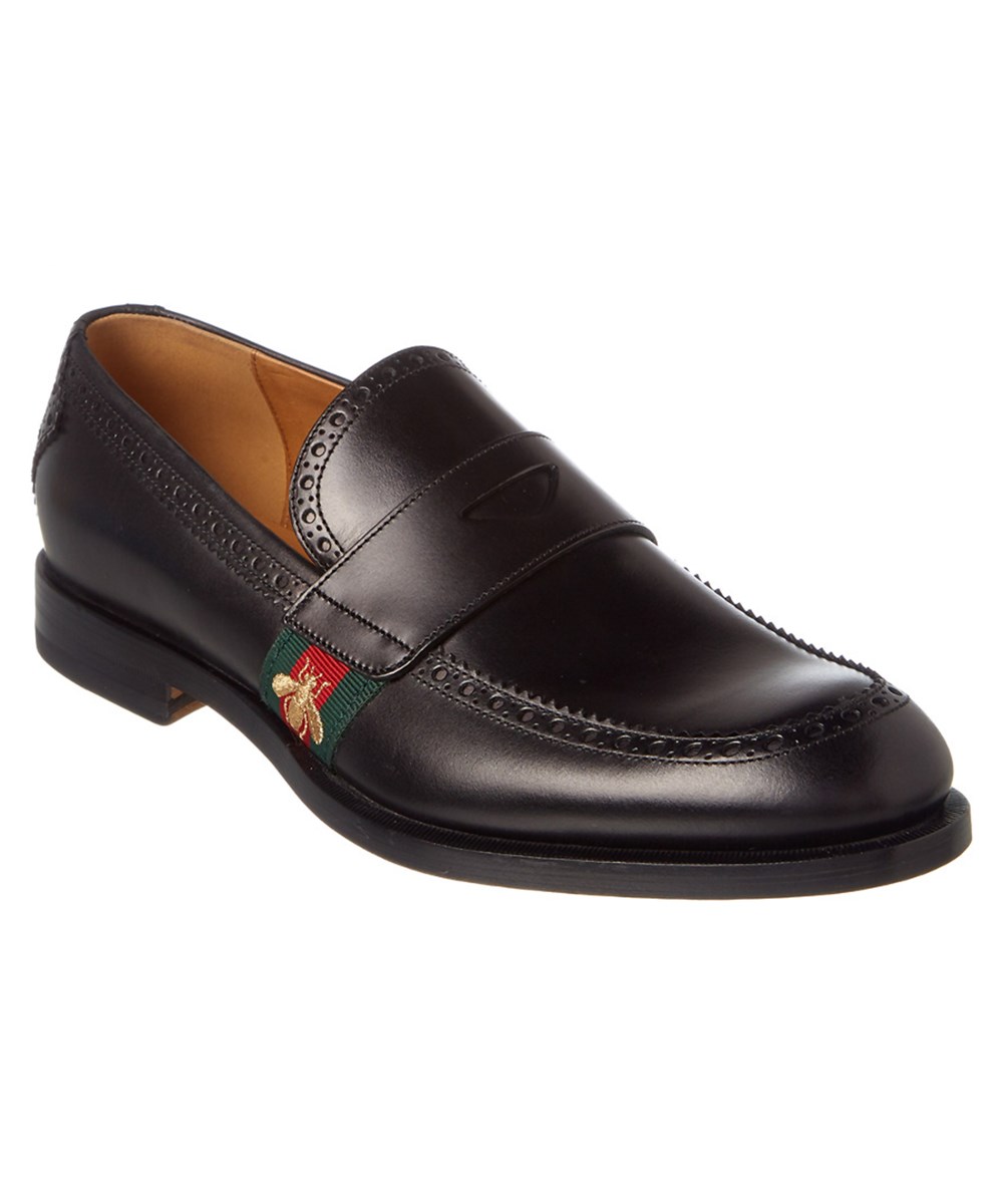 gucci loafers with bee