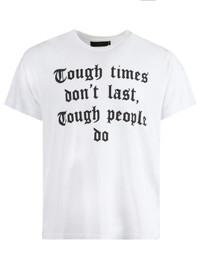 Amiri Tough Times Don't Last T-shirt, White