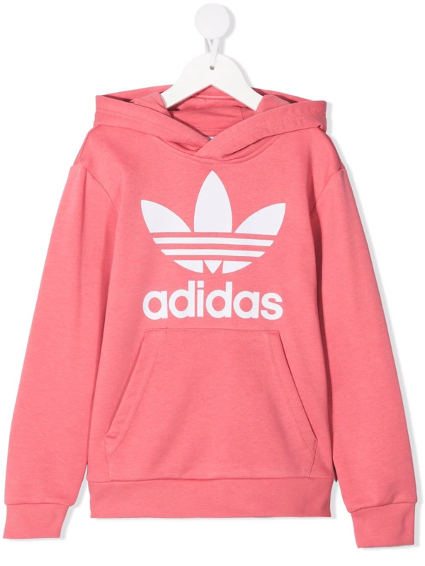 Adidas Originals Kids' Adidas Girls' Originals Trefoil Pullover Hoodie In  Pink | ModeSens