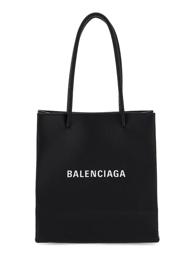 Balenciaga Xxs North South Tote Bag In Black